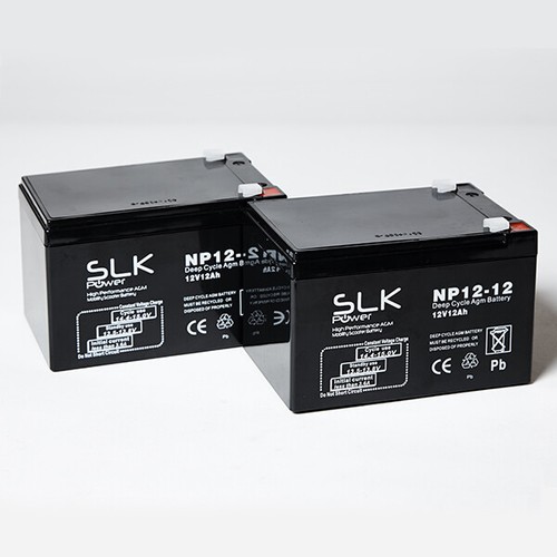 Pair 12v 12ah slk power - pair,